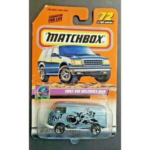 1999 Matchbox 1967 VW Delivery Van Volkswagen #72 of 100 Blue NIB HW4
